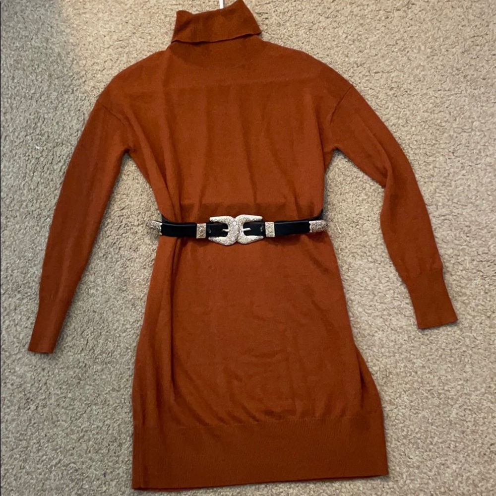 Long sleeve sweater dress